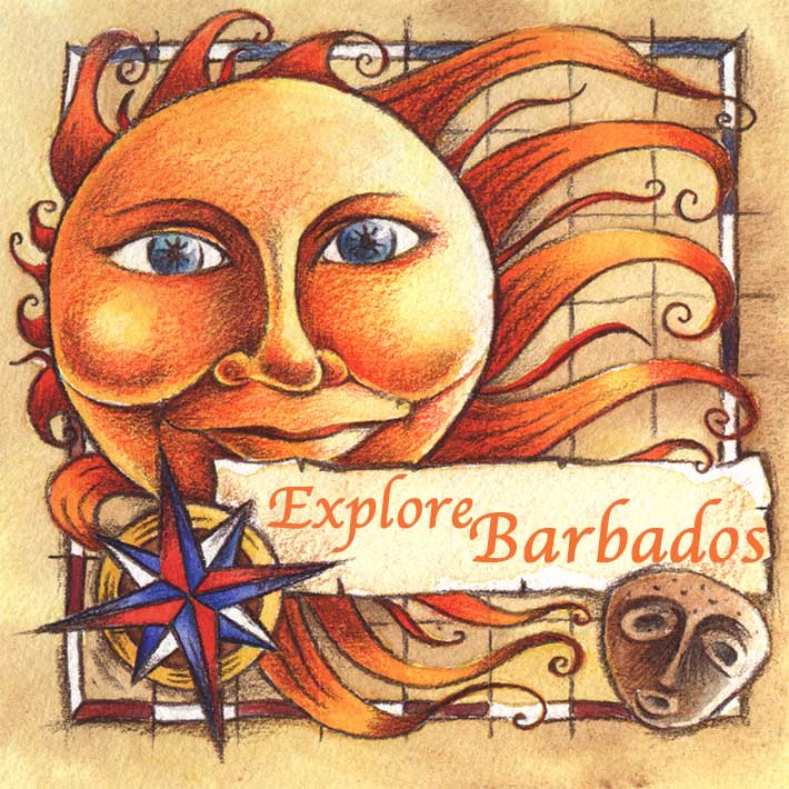 Background image of a stylised sun.